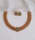 LAYERED NECKLACE-A405 AQUA