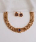 LAYERED NECKLACE-A405 PURPLE
