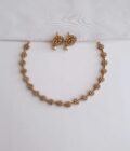 AD STONE NECKLACE-A1331 white