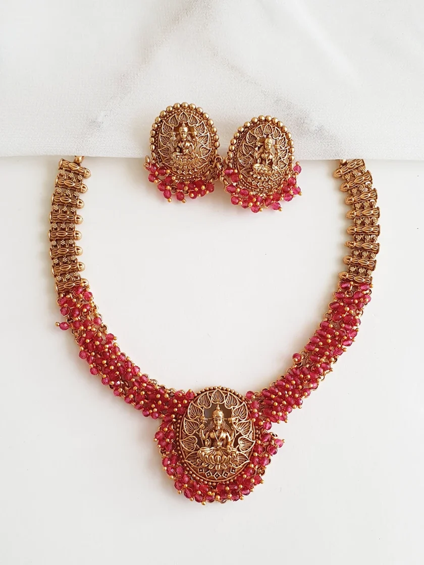 NECKLACE-A1326 RUBY
