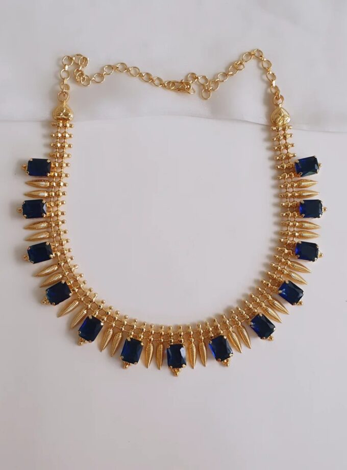 SUFI MULLA NECKLACE-A1804 BLUE