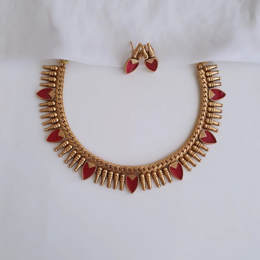 NECKLACE PALAKA-A1864 RED