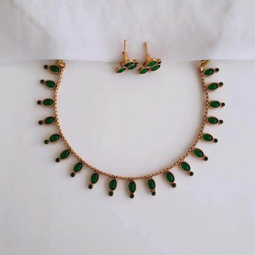 NECKLACE-A1876 GREEN
