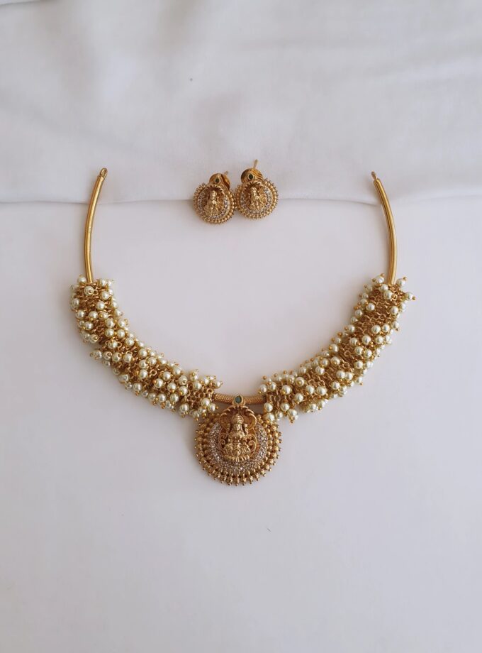 AD STONE GHUNGROO NECKLACE-A1924