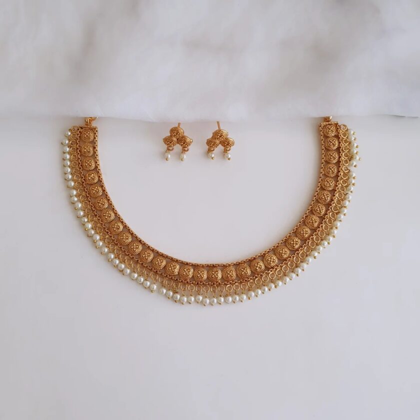 NECKLACE-A1963 PEARL