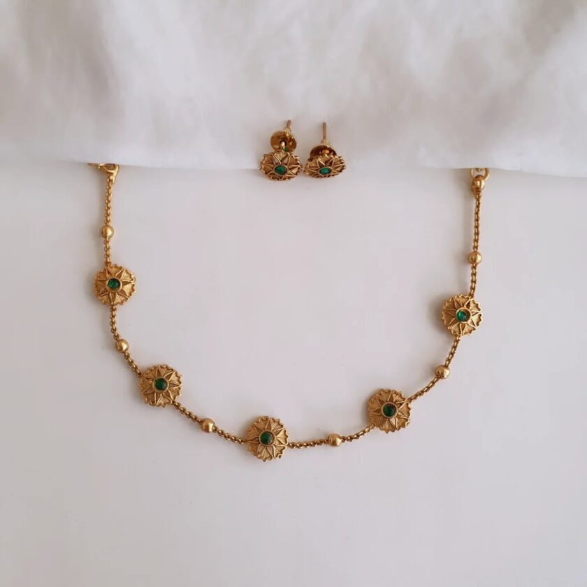 NECKLACE-A1965 GREEN