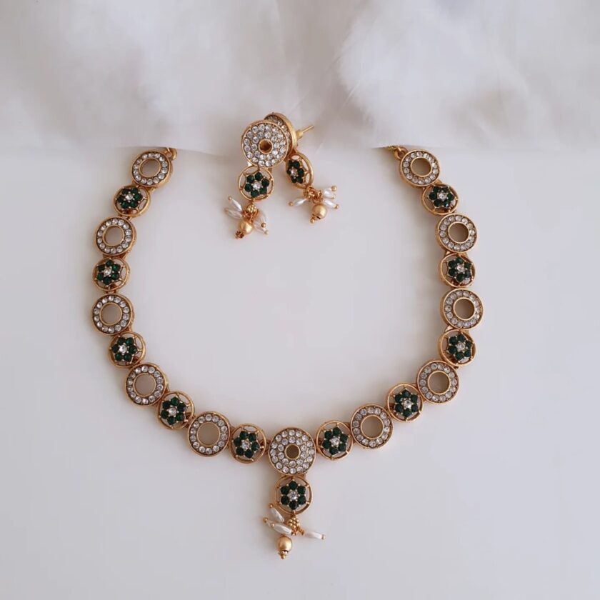 NECKLACE-A2057 GREEN