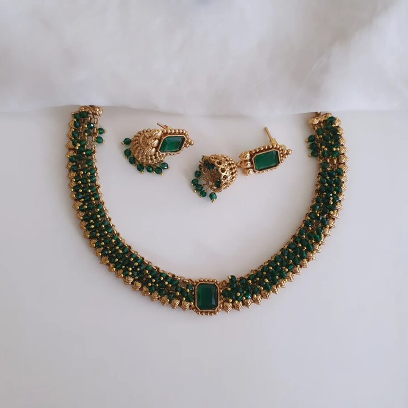 NECKLACE-A2078 GREEN