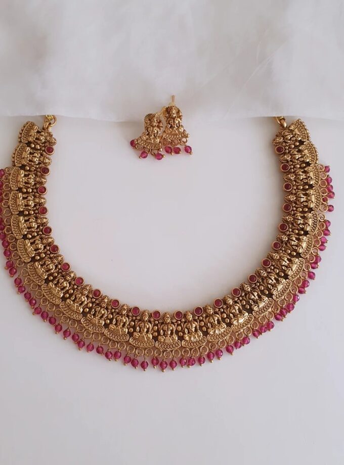NECKLACE-A2097 RUBY