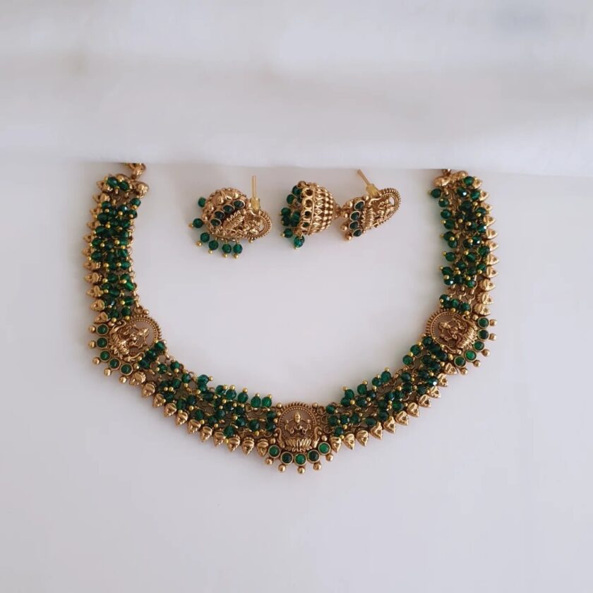 NECKLACE-A2305 GREEN