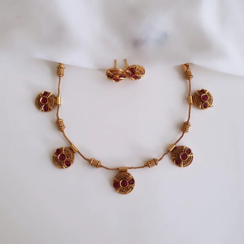 NECKLACE(T)-A2380 RUBY