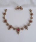 NECKLACE AD STONE-A2385 RUBY
