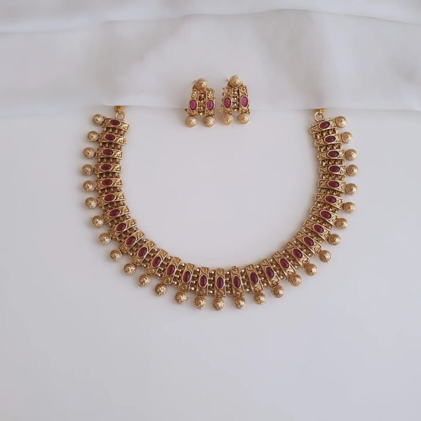 NECKLACE(T)-A2424 RUBY