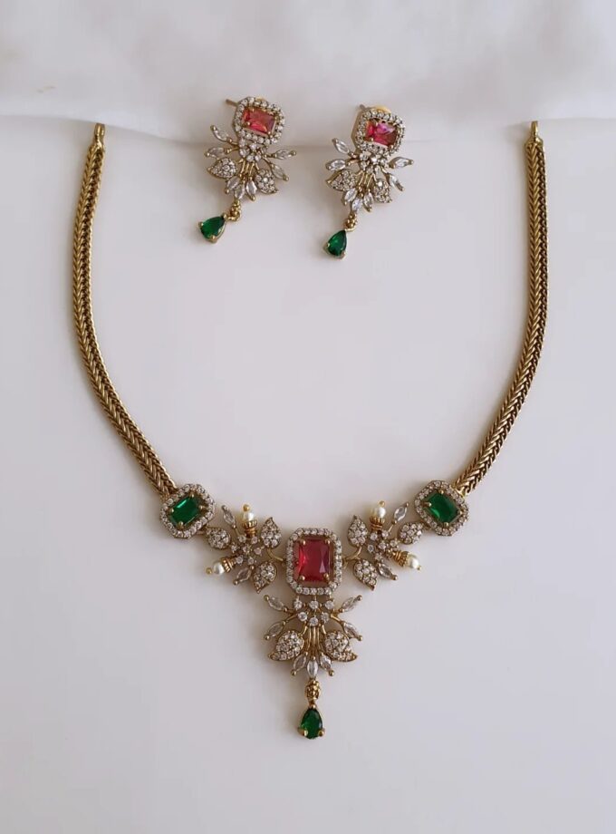 NECKLACE AD STONE(R)-A2440 MULTI