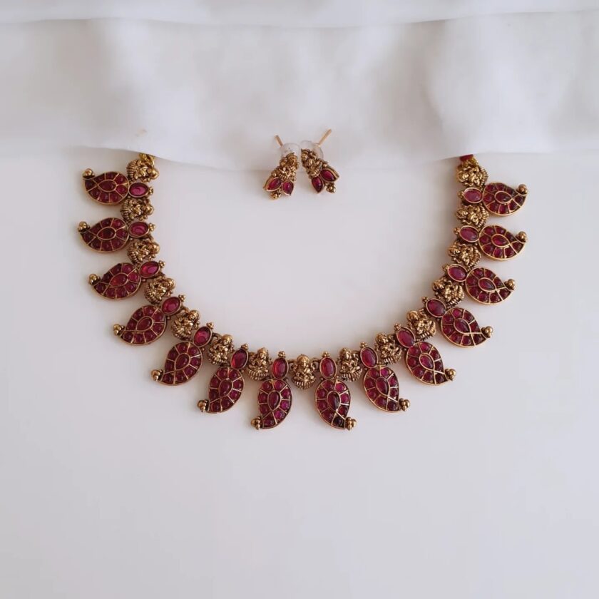 NECKLACE-A2441 RUBY