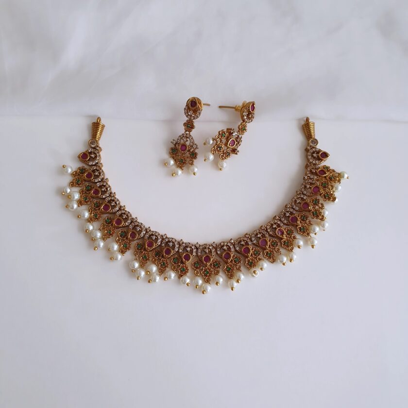 AD STONE NECKLACE(R)-A2453