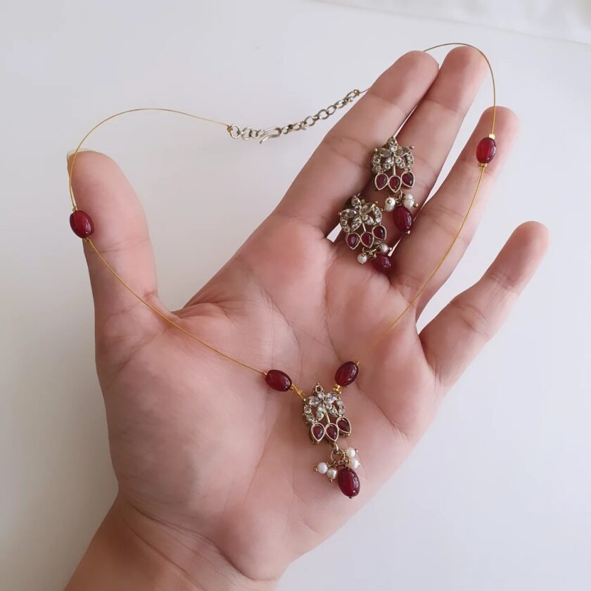 AD STONE INVISIBLE CHAIN(R)-A2474 RUBY