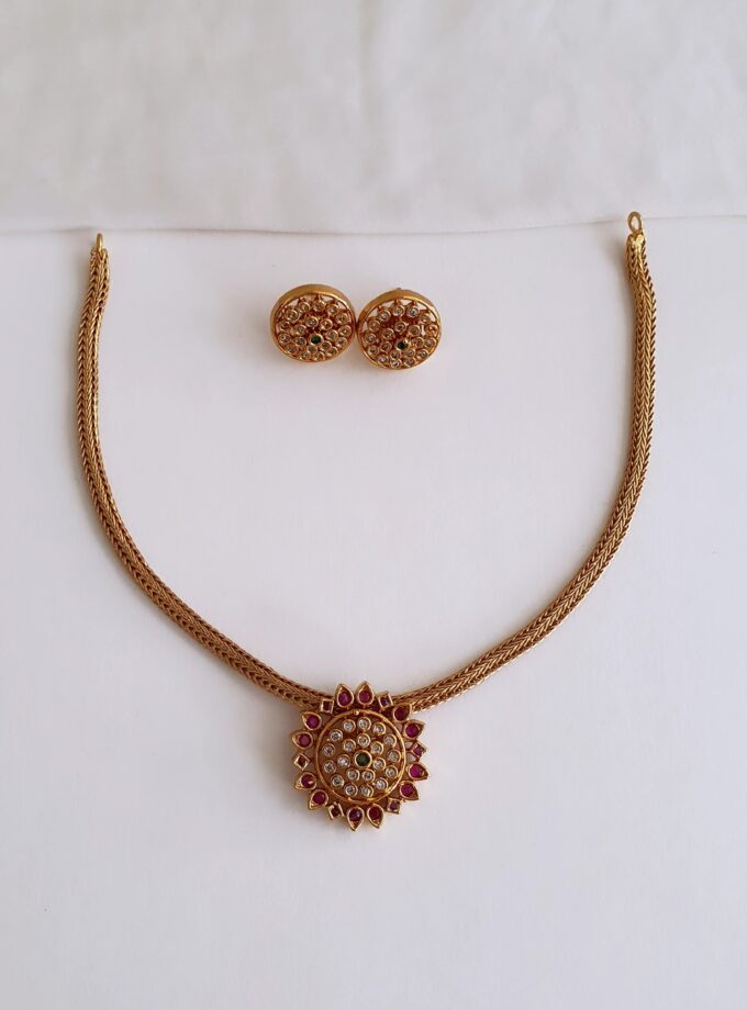 AD STONE NECKLACE(R)-A2488