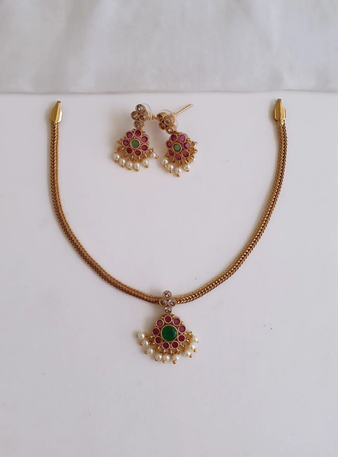 AD STONE NECKLACE(R)-A2473