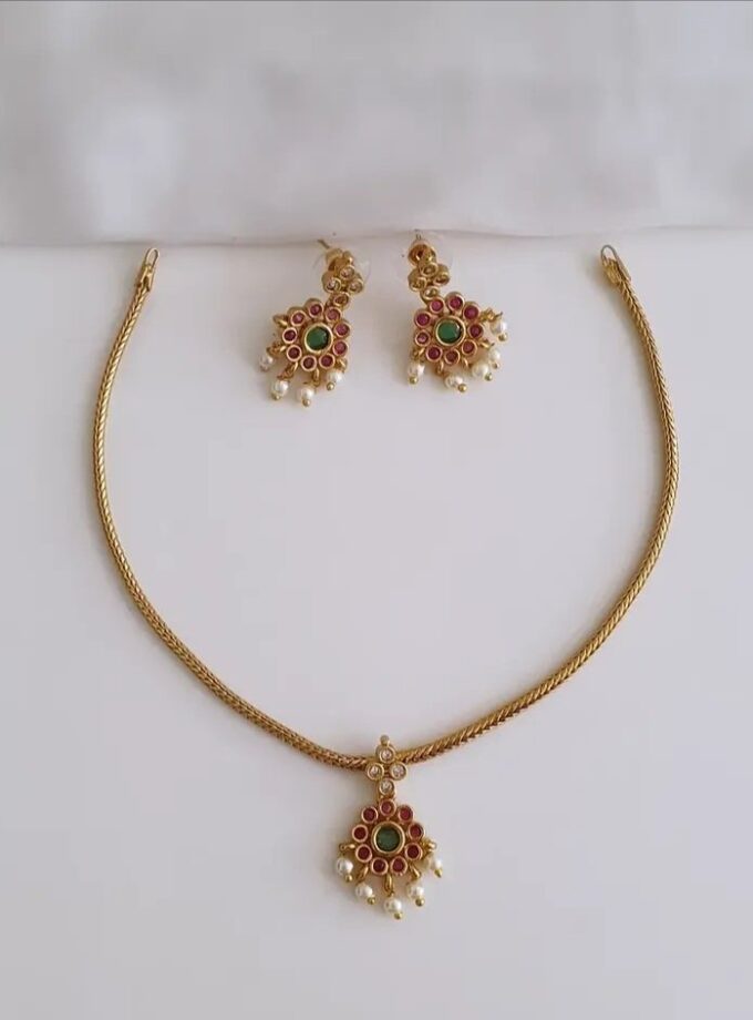 AD STONE NECKLACE(R)-A2473
