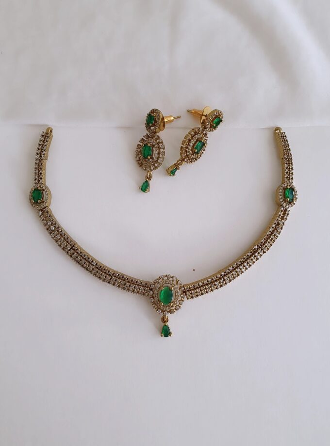 AD STONE NECKLACE(R)-A2496