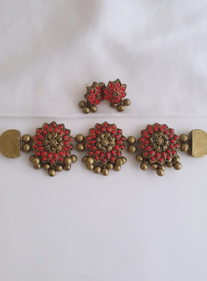 CHOKER TERRACOTTA-A2613