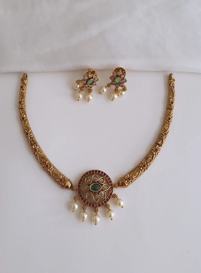 NECKLACE AD STONE-A2346 MULTI