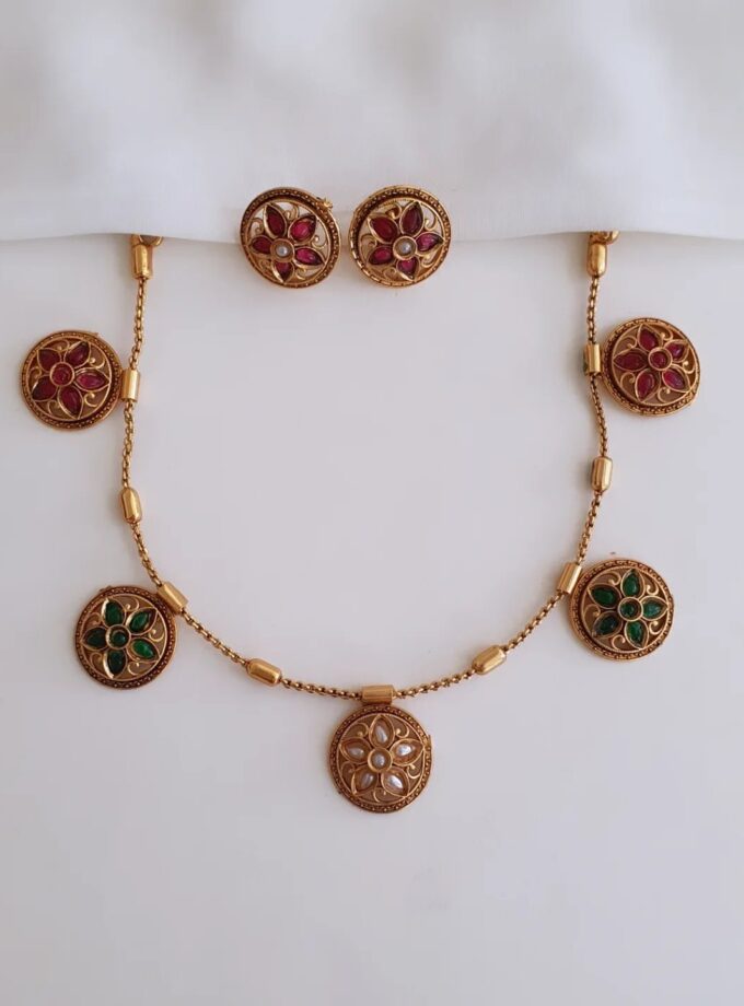 NECKLACE-A2794 PEARL