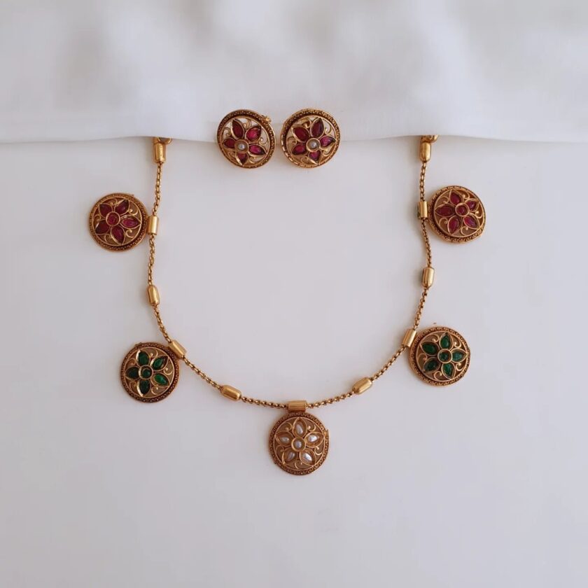 NECKLACE-A2794 PEARL