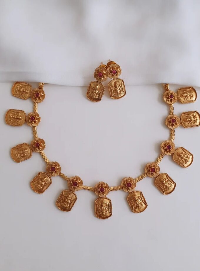 NECKLACE-A2799 RUBY