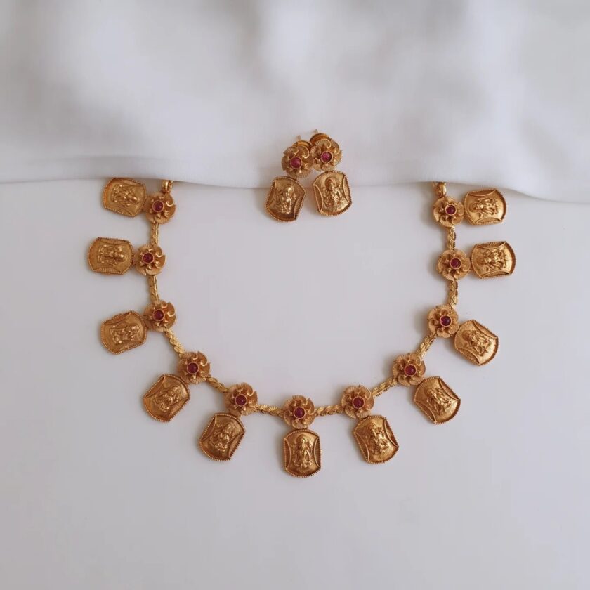 NECKLACE-A2799 RUBY