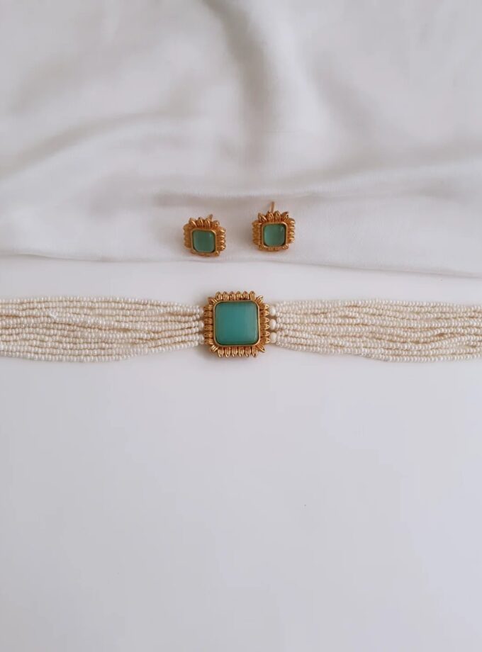 CHOKER-A2833 AQUA