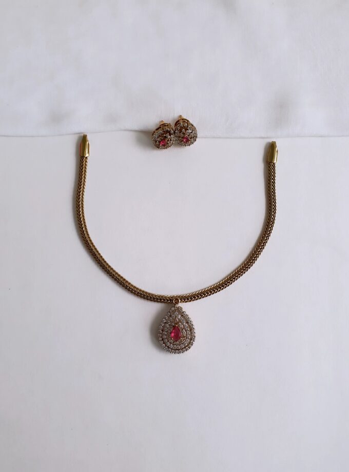 NECKLACE AD STONE-A3098