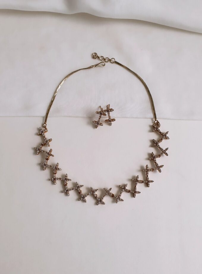AD STONE ANTIQUE NECKLACE-A3099