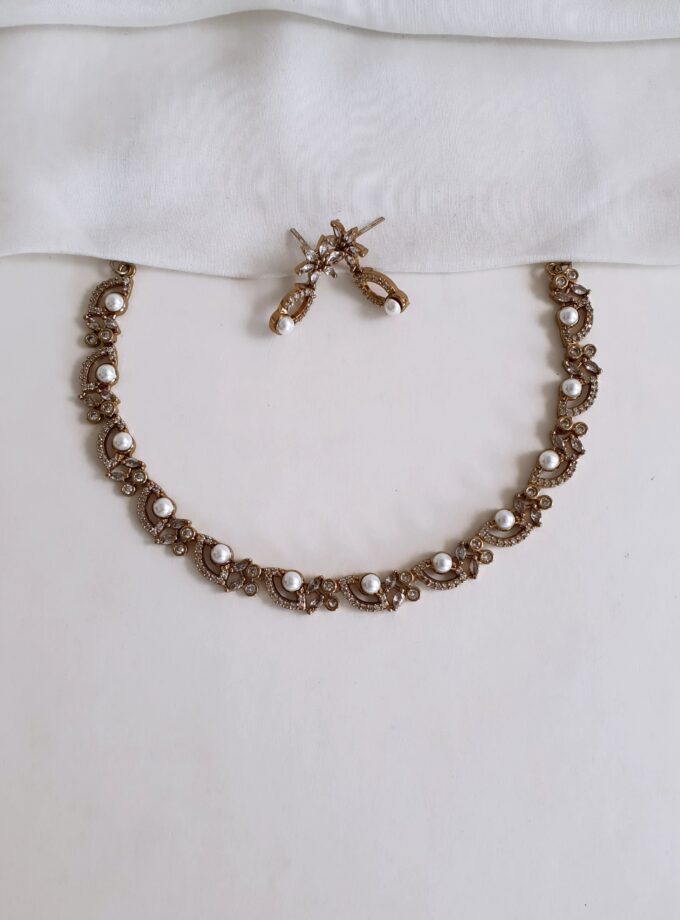 NECKLACE AD STONE ANTIQUE-A3132