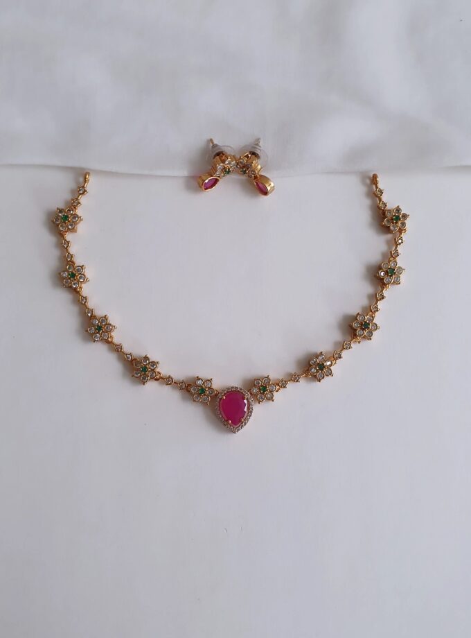 NECKLACE AD STONE-A3227