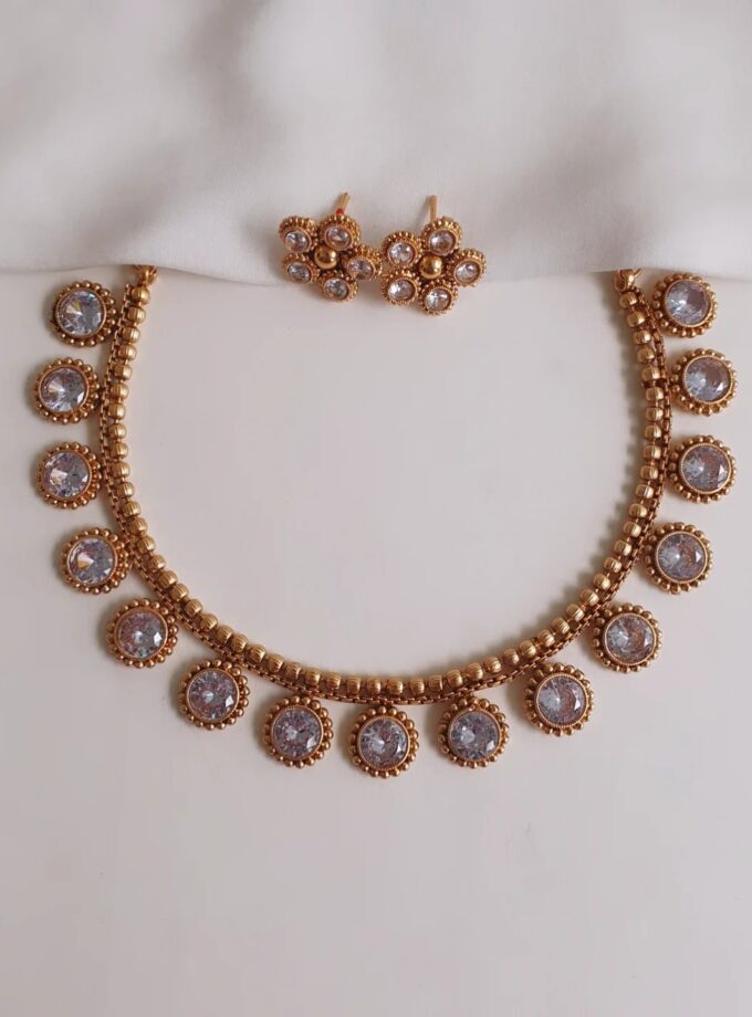 NECKLACE-A3272 WHITE