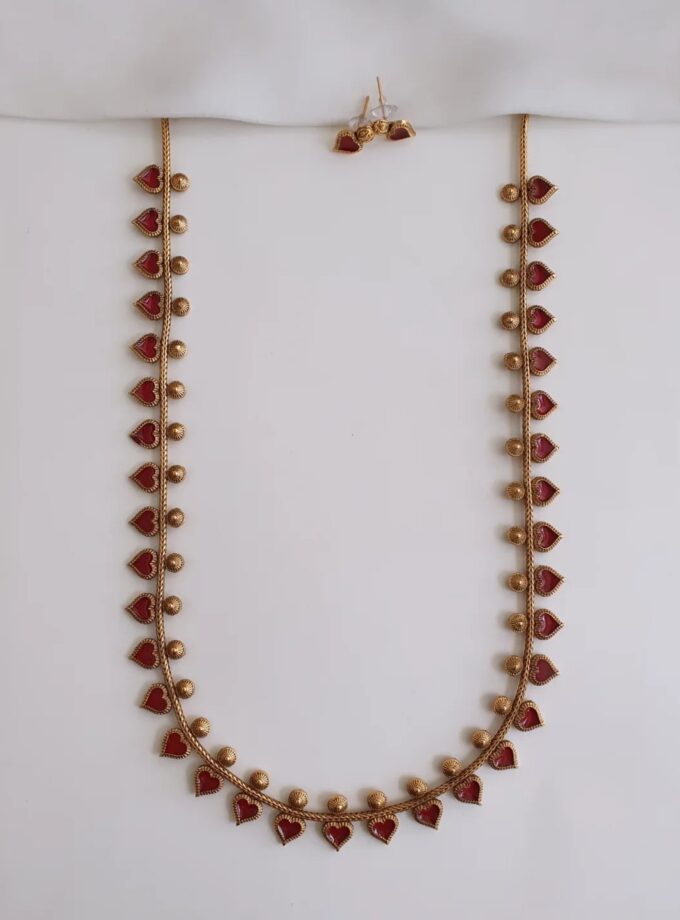 LONG HAARAM PALAKA-A2595  RUBY