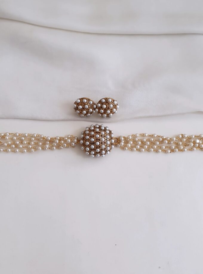 CHOKER-A3177 PEARL