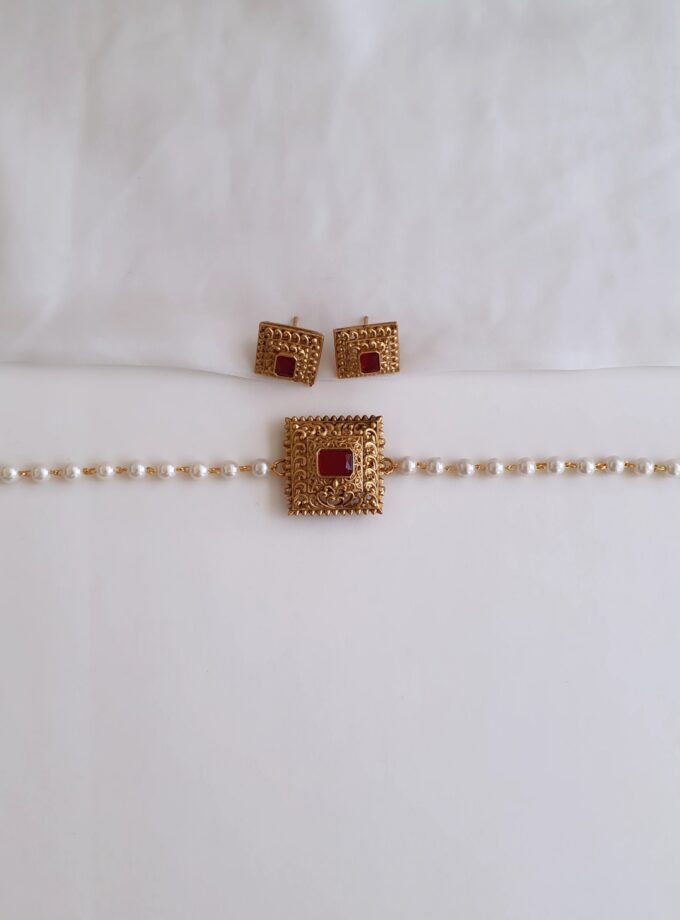CHOKER-A3359 RUBY