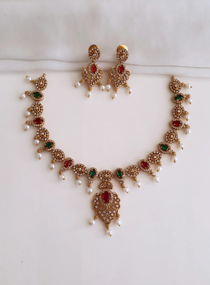 NECKLACE AD STONE-A3415