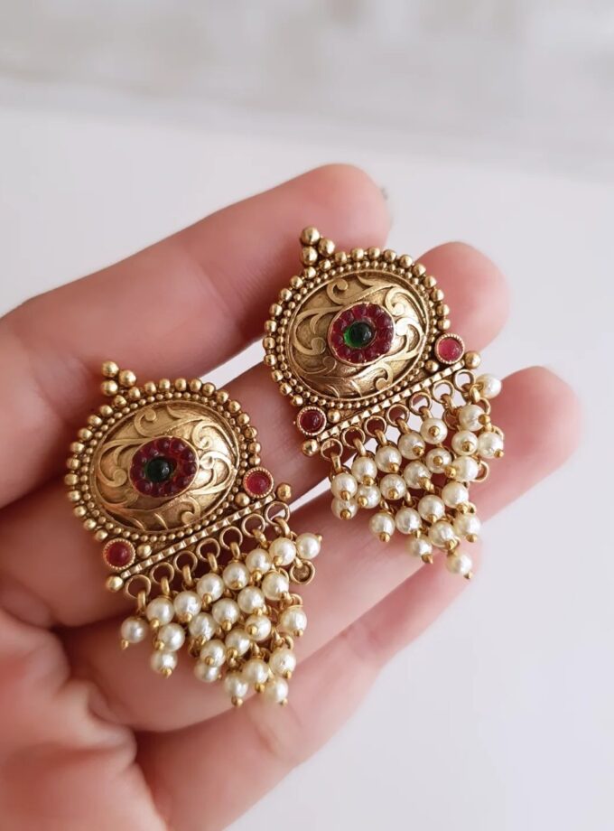 EARRING-E118 PEARL
