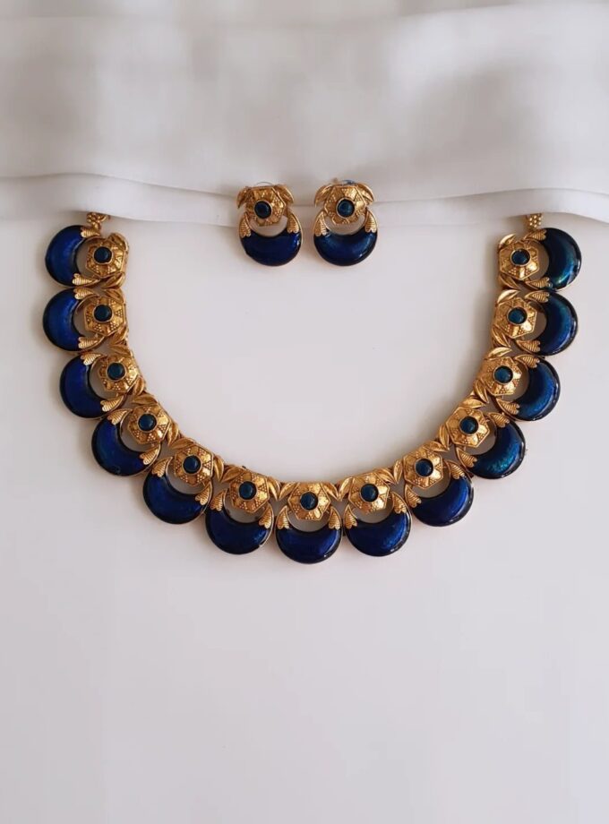 NECKLACE-A2662 BLUE