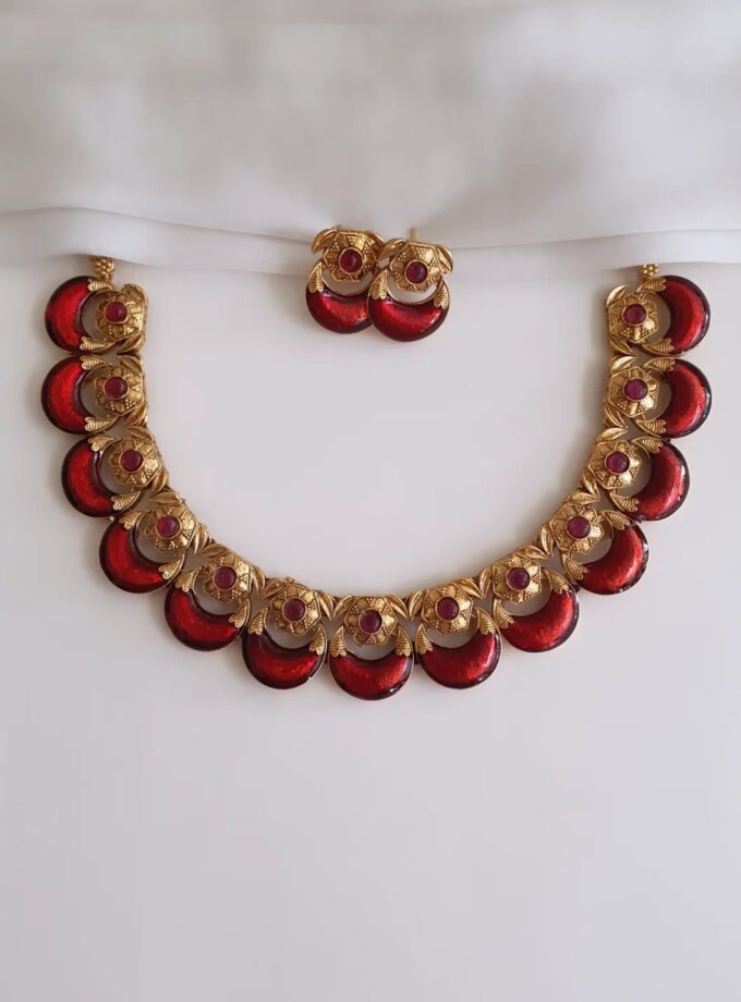NECKLACE-A2662 RED