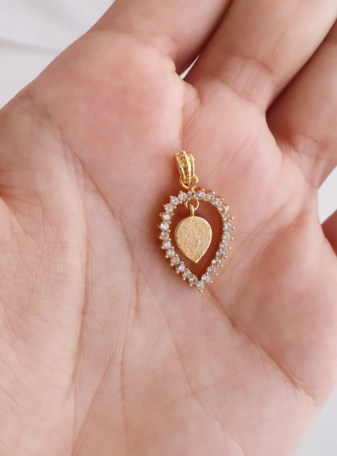 THAALI MICRO PLATED AD STONE-A3539