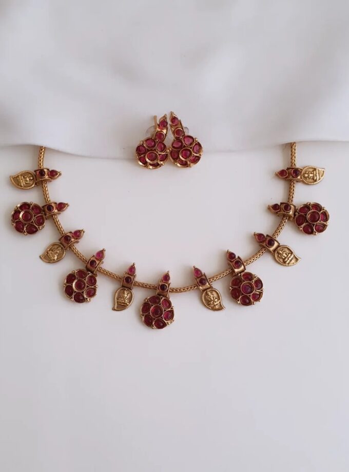 NECKLACE-A3541 RUBY