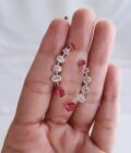 EAR CUFF AD STONE-A3547 RED