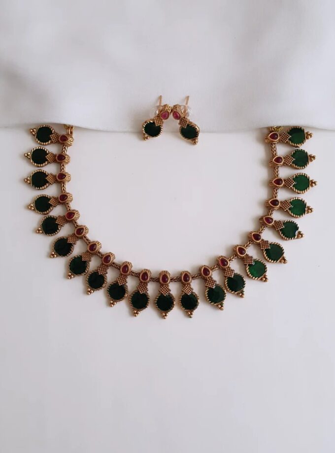 NECKLACE PALAKA-A3564 GREEN