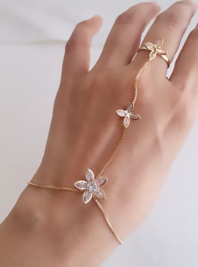 HAND JEWELLERY-A3589 GOLD