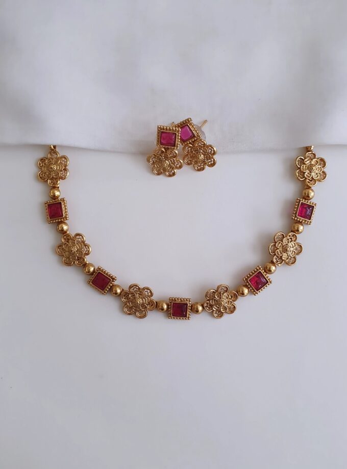NECKLACE SUFI FLOWER-A3600